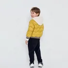 Kids clothes boys padded jacket with hood down coat factory directly