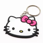 3d Soft Multicolor cartoon PVC Keychain made in China top quality