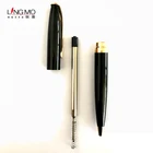 Black Ball Pen Black Lingmo Luxury Gift Metal Black Gold COlor Ball Pen Luxury Ballpoint Pen OEM Logo
