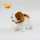walking dog toy Kids funny plush battery operated barking stuffed animal
