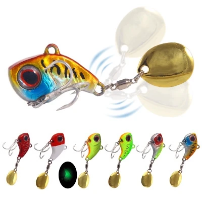 1Pcs Rotating Metal VIB vibration Bait Spinner Spoon Fishing Lures 9g 13g 16g 22g Jigs Trout Winter Fishing Hard Tackle Pesca
1Pcs Rotating Metal VIB vibration Bait Spinner Spoon Fishing Lures 9g 13g 16g 22g Jigs Trout Winter Fishing Hard Tackle Pesca
