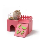 Hamster Wooden House PMMC Natural Safe Pet Hamster Cage
