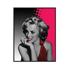 Marilyn Moore celebrity film star giclee paper framed portrait painting for living room decor GJGMAY1992343