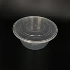 3500ML Disposable Large food Container transparent Disposable clear plastic bowls