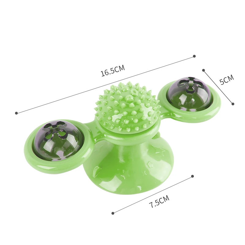 best Pet Toys For Cats Interactive Puzzle Training Turntable Windmill Scratching Whirling Toys Cat Kitten Game toy