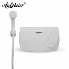 plastic lined electric shower head hot instant water heaters powerful for washing hands and vegetables