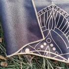 Microfiber Recycled Printed Towel Travel Size for Yoga Pilates Outdoor Fitness
