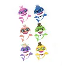 24 Pack Cute Baby Shark Sticker Game Kid's Birthday Baby Shark Party Supplies