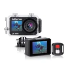 Top selling Amazon action camera 4K 30fps action cam double screen selfie cam mini wifi sports camera