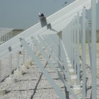 Pre-assembled ground solar mounting bracket system