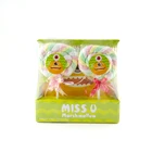 38g wholesale Private label fruity colorful marshmallow candy halal candy sweets lollipop