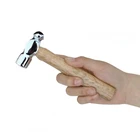 Hammer Handle Pp Tpr Hammer Hammer Hammer High Quality Small Round Head Hammer With Wood Handle