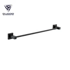 Modern Hotel 304 Stainless Steel Matt Black Bathroom Accessories Set
