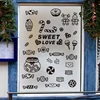 Sweet Candy Wall Decals Sticker Party Decorations for Candy Shop