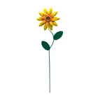 Novelty Outdoor Decoration Metal Plant Flower Garden Stake