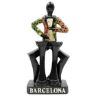 Mosaic hand-painting resin figurines dancers band drums polyresin crafts souvenir 2020