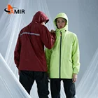 Waterproof zipper rain coat suit for men with waterproof zip