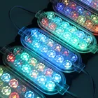 samsung smd 2835 injection waterproof car light flash sign 1.5w 24v 12v pixel ip65 signage outdoor flashing rgb led module korea