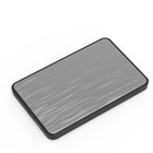 Tooless external hard drive case USB3.1 type C usbc external hard drive enclosure 2.5 sata to usb box