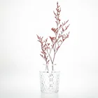 Unique beautiful Home Decorative Small Glass Flower Vase 150ml Clear Glass Crystal Vases