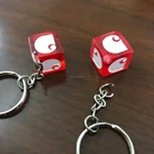 Poker Chip Set Poker Chip Keychain Wholesale Plastic Custom Keychain Poker Chip Keychain Set