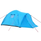 custom outdoor waterproof 4 season 4 person inflatable TPU air tube family camping tent double layer