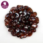 Useful decoration diamond glass stone fire glass lucky beans fire pit glass rocks