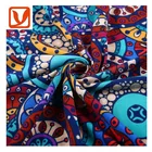 Floral Jersey 2020 Fashion Style High Quality Floral Print Single Jersey Spandex Fabric