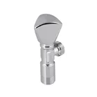 Slow Open Brass Angle Valve with Triangle Handwheel 1/2"x1/2"