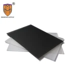 2.1mm 5mm clear frosted acrylic sheet black matte