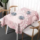 100% Polyester Design Business Custom Printing Wedding Table Cloth