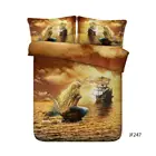Beautiful Mermaid and Pirate Ship 3d bed sheet set