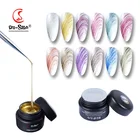 Your Color Nail Uv Nail Gel Custom Your Logo 56colors Metallic Color Painting Spider Nail Gel
