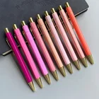 Shape Pen Pens Pen Gift Set Hexagon Shape Pen Set Gift Pink Plastic Ballpoint Pen Set Of 3 Pens For Women