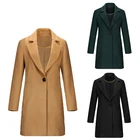 2020 Spring Autumn Winter Women Wool Coat Long Sleeve Coat Elegant Coats