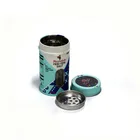 Factory Made Mini Cylinder Window Cans BBQ Black Pepper Seasoning Tin Box Spice