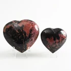 Carving Labradorite Wholesale Natural Flashy Stone Carving Polished Labradorite Heart