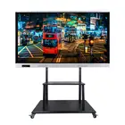 Glass Touch Screen 65 '' FHD Wifi Tempered Glass IR Technology Ops Interactive Smart Touch Screen Monitors For Sale