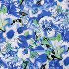 China manufacture floral dress silver woven 100 viscose fabric material