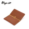 OEM custom Genuine leather card wallet credit atm leather card holders