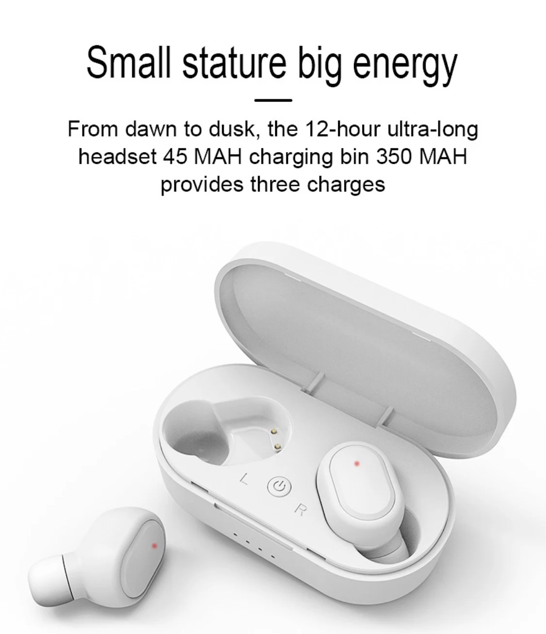 M1 Earphone Waterproof Earbuds Bluetooth Wireless Earbuds with Charging Box for Xiaomi - ANKUX.COM