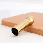 Manufacture Popular metal New gold furniture chair leg caps sofa chair cabinet leg ferrule