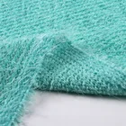 Classical style stock lot chenille 100% polyester rib knitted fabric in japan