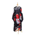 Professional Hair Styling Cape Nylon Haircuting Salon Cape Gown with Clip Closure