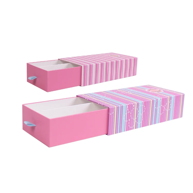 hot sale a4 size design corrugated paper drawer box