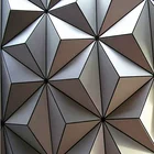 ACEBOND Popular Aluminum decorative wall cladding 3D aluminum solid panel for project