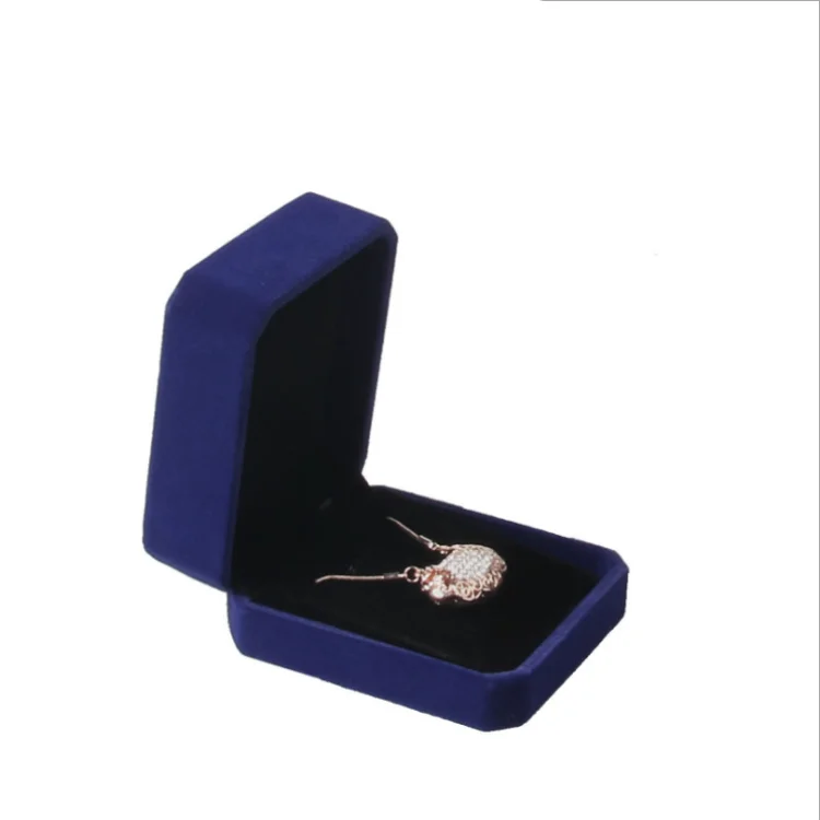 custom luxury pendant pvc flannelette packaging jewelry box