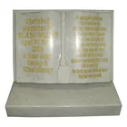 Modern designs white polished small headstone stone marble tombstones