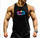 Byval Wholesale Wrestling Singlet 100% Cotton Mens Gym Tank Tops Vest Custom Logo Active Wear Wholesale Low Price