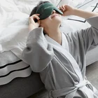 Cotton Bath Robe Hotel Wholesale 100% Cotton Luxury Hotel Waffle Bath Robe For Spa Resorts
